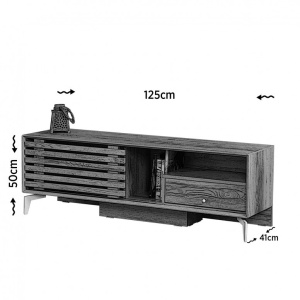 Έπιπλο TV Lulu125Lk Oak - Img 5