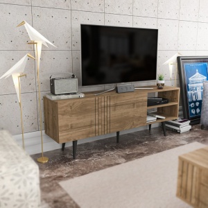 Έπιπλο TV Ronas-Walnut - Img 2