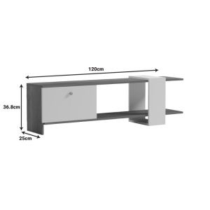 Έπιπλο TV Standi Pako World Γκρι 120x25x36.8 cm - Img 6