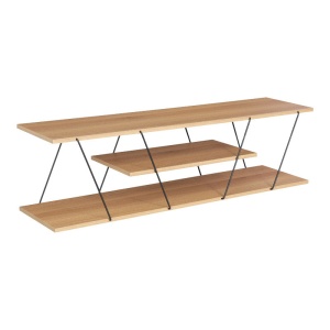 Έπιπλο TV Tars Sonoma-Μαύρο 120x30x33cm