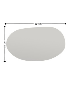 Επιτοίχιος καθρέφτης Vanomi Μαύρο 52x89x2.2 cm - Img 8