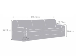 Κάλυμμα Καναπέ, Universal MID C09, 180-230 cm - Img 2