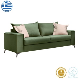 Καναπές 3 θέσεων Verona 3 Pako World Σκούρο Πράσινο 225x93x100 cm