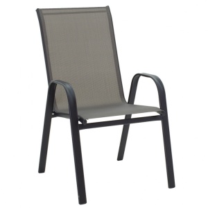 Καρέκλα κήπου chair Μαύρο - Γκρι