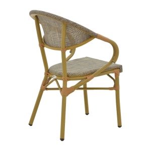 Καρέκλα κήπου Isaia Γκρι 57x57x83 cm - Img 2