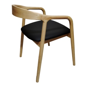 Καρέκλα με μπράτσα Hogie Natural 61x60x76 cm - Img 3