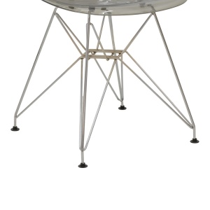 Καρέκλα Adelle πλαστικό PP pet γκρι-inox 46x55x81 cm - Img 6