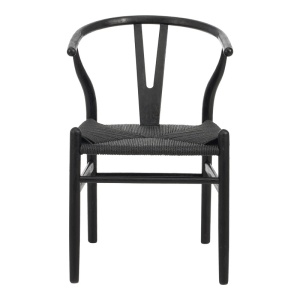 Καρέκλα Wishbone Μαύρο 53.5x57x74 cm - Img 4