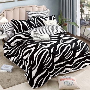 Κλινοσκεπάσματα με Λάστιχο 180x200 Wild Zebra 6 Τεμάχια (Finet)