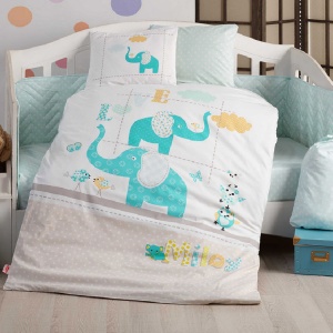 Κλινοσκεπάσματα Bebe Preety Τυρκουάζ (Βαμβάκι Poplin)