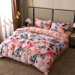 Κλινοσκεπάσματα Pink Garden 4 Τεμάχια (Cocolino)