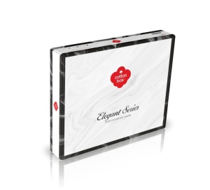 Κλινοσκεπάσματα Family Elegant Stripe Λευκό, με 2 παπλωματοθήκες (Σατέν Deluxe) - Img 2