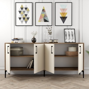 Κονσόλα Kiev Walnut-Cream - Img 2