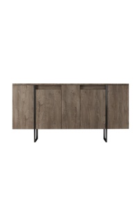 Κονσόλα Luxe Καρυδί 160x35x80 cm - Img 9