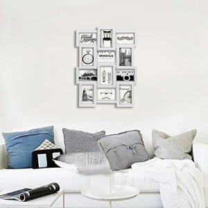 Κορνίζα, Songmics, Λευκό, 61x46.5x2.5 cm