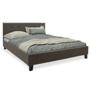 Κρεβάτι διπλό 150x200 cm Mago 9910 Σκούρο Γκρι