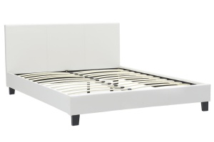 Κρεβάτι διπλό 150x200 cm Nevil 569 Λευκό ματ - Img 3