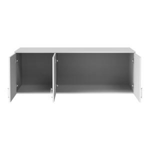 Κρεμαστό Ντουλάπι, Royal, Λευκό, 150x58x53 cm - Img 3
