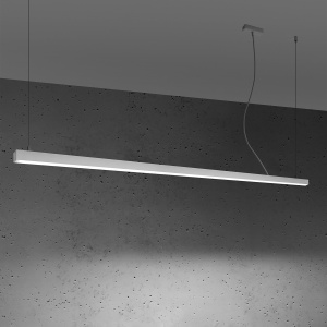 Κρεμαστό φωτιστικό LED Pinne, Λευκό, 4000K, 200x6x150 cm - Img 3