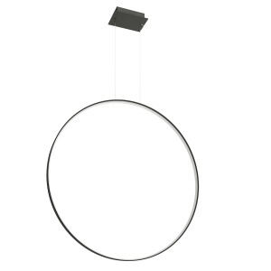 Κρεμαστό φωτιστικό LED Rio, Μαύρο, 4000K, 110x16x150 cm