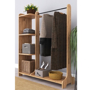 Κρεμάστρα Εισόδου Renesme Walnut 106x35x128 cm - Img 2