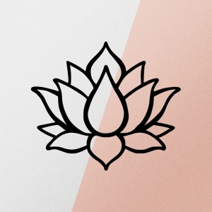 Μεταλλικός πίνακας Lotus Μαύρο 50x43 cm - Img 5