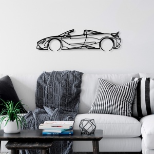 Μεταλλικός πίνακας McLaren Μαύρο 70x17 cm