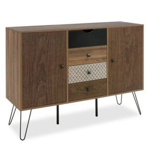 Μπουφές Boho Walnut 122x39.5x86 cm
