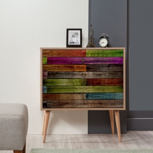 Ντουλάπα Dressing Trio-726 Sonoma Oak