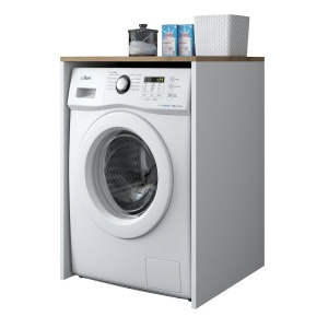Ντουλάπι για Πλυντήριο Ρούχων KD103 Καρυδί 65x91.8x60 cm - Img 6