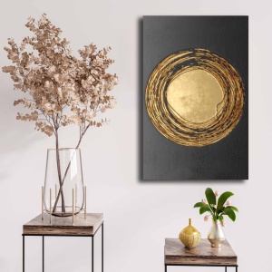 Πίνακας καμβά 4570NISC-024 Χρυσό 45x70 cm
