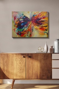 Πίνακας καμβά 733065 Πολύχρωμο 50x70 cm