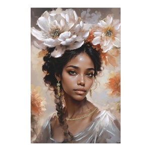 Πίνακας καμβά Lilibet Inart, Pako World, 60x2.5x90 cm