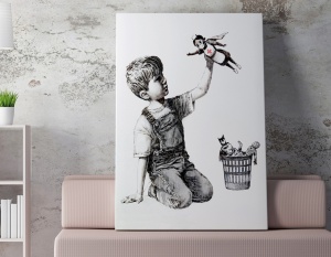 Πίνακας καμβά WY62 Πολύχρωμο 50x70x0.2 cm