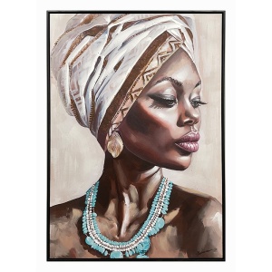 Πίνακας καμβά Zaira, Pako World, με κορνίζα, 70x3.5x100 cm