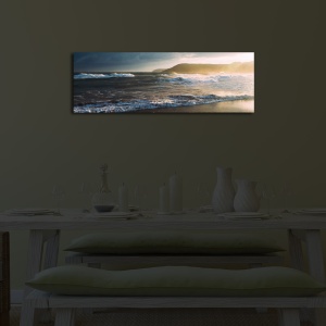 Πίνακας με LED 3090İACT Πολύχρωμο 30x90x3 cm - Img 3
