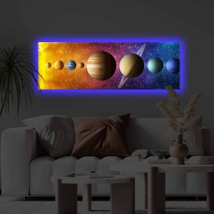 Πίνακας με LED Botanica Sky Πολύχρωμο 30x90 cm