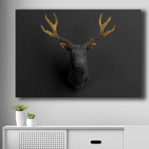 Πίνακας 70100NISC Χρυσό 70x100 cm