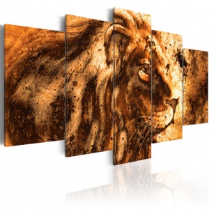 Πίνακας - Beautiful Lion 200x100 cm