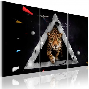 Πίνακας - Cheetah incoming! 120x80 cm