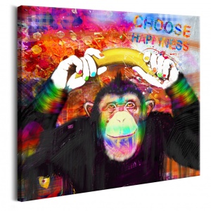 Πίνακας - Choose Happiness 40x40 cm