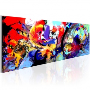 Πίνακας - Colourful Immersion 135x45 cm