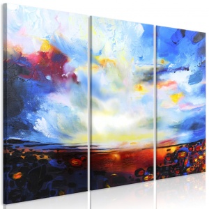 Πίνακας - Colourful Sky (3 Parts) 120x80 cm