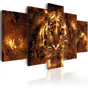 Πίνακας - Golden Tiger 200x100 cm