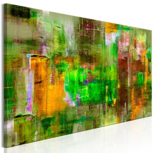 Πίνακας - Green Land 150x50 cm