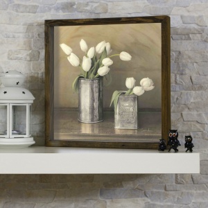 Πίνακας KZM450 Πολύχρωμος 34x34 cm