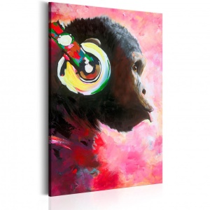 Πίνακας - Monkey Music 60x90 cm