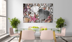 Πίνακας - Pebbles of love 90x60 cm - Img 2