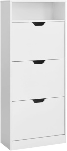 Παπουτσοθήκη Λευκό Vasagle 60x24x139 cm