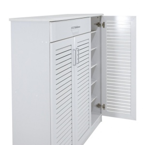 Παπουτσοθήκη Sante 30 Ζευγάρια Λευκό 120x37x123 cm - Img 6